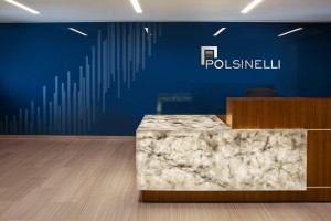 Interior Photograph, Polsinelli Hotel Desk by Photographer Owen McGoldrick, OmPhoto