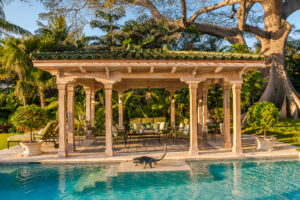 Exterior Photograph, Backyard Pool and Gazebo by Owen McGoldrick, omphoto