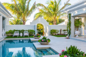 Landscape Photograph, Pyles Backyard Pool by Owen McGoldrick, omphoto